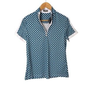 Callaway, Opi Dry Women's Geo Print Golf Polo Shirt, Small